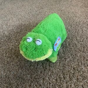 Pillow Pets Pee Wees Green Frog Plush Toy 12" 2011